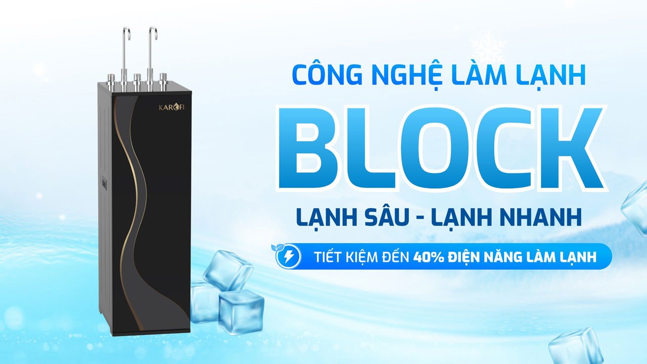 Máy lọc nước nóng nguội Karofi KAD-D66S PRO